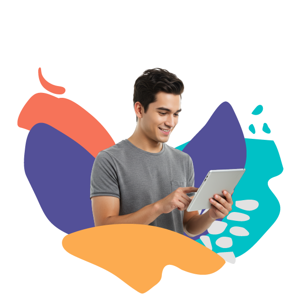 Hombre pidiendo la Asistencia de Qualia Servicios